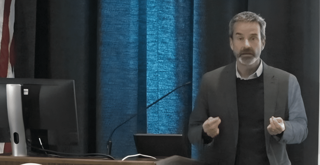 Ed Randolph speaking